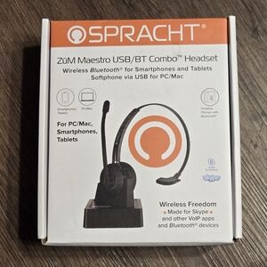 ZUM Maestro Black USB/BT Combo Headset